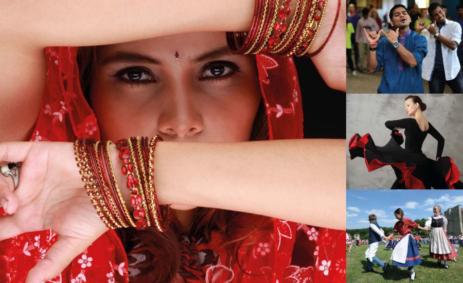 Tanz aller Kulturen am 14. Oktober 2018 im Ahorn-Sportpark Paderborn (Foto: © istock.com/hywit dimyadi /oleg66 /Kreis Paderborn)